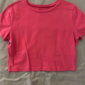 Target Women's Short Sleeve Pink Tee